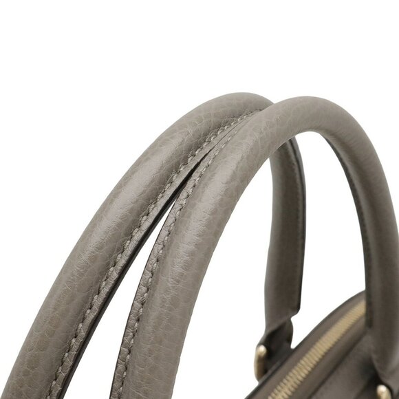 GUCCI Gray Leather Shoulder Bag - Picture 8 of 10